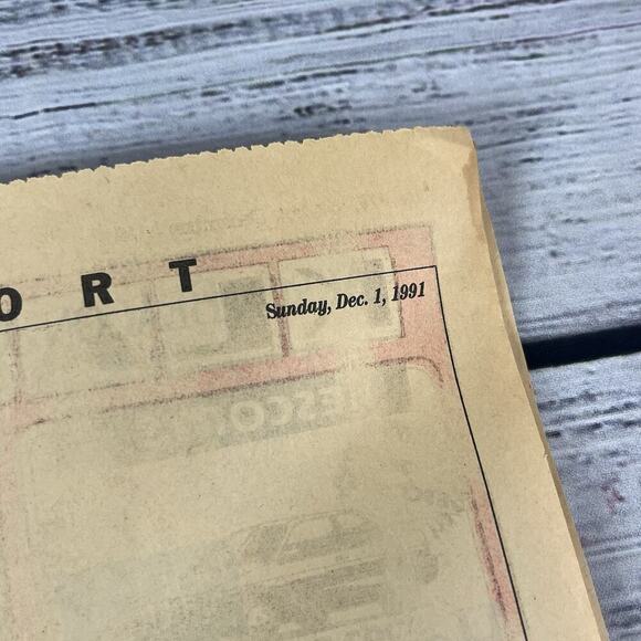 Vintage Akron Beacon Journal Newspaper Dec 1 1991/Dec 7 1941 Pearl Harbor Infamy - Picture 2 of 16